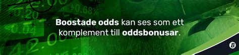 Oddsbonusar → Svenska bettingsidor med bonus.
